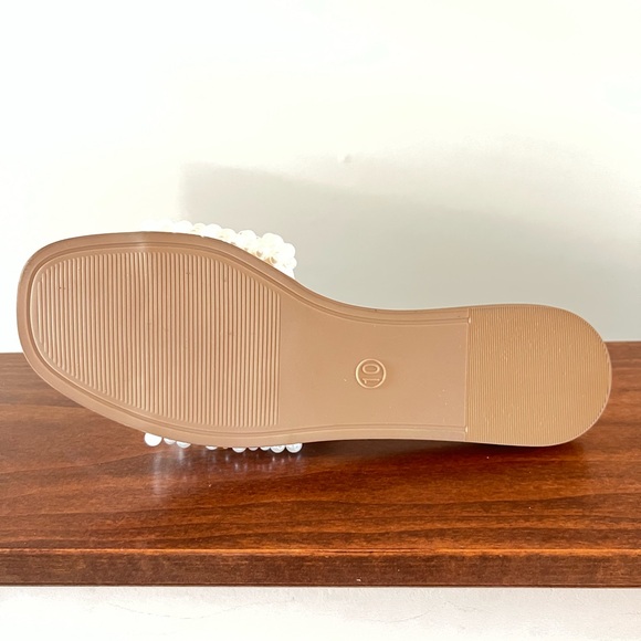 A New Day Women's Sandals with Pearl Accents - Cream - Picture 3 of 9